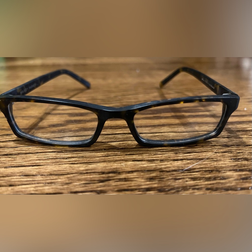 Warby Parker - Sibley Eyeglasses - Matte Tortoise Shell Color black. Frames.